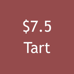 Tart $7.50