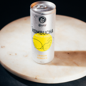 Lemon Ginger Kombucha - Bonsoy