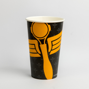 16oz Single Wall Truly Eco Cup Sleeve  - Crema (50)